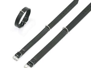 Karlie RONDO Halsband genäht - Schwarz - 22 mm, 32 cm