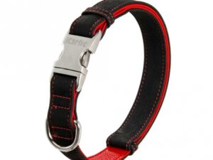 Karlie Buffalo Ultra Halsband - Schwarz/Rot - 40 mm / 55-75 cm