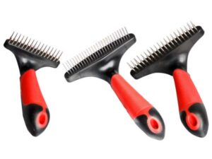 Karlie Flamingo Unterfellharke einreihig - Schmal, kurze Zinken