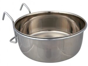 Trixie Edelstahlnapf mit Halter - 900 ml