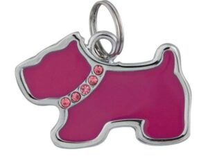 Trixie Schmuck-Adressanhänger Hund mit Strass