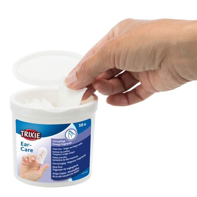 Trixie Ohrenpflege Einweg-Fingerpads – Bild 4
