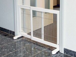 Trixie Hunde-Absperrgitter aus Holz, ausziehbar