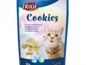 Trixie Cookies mit Lachs und Katzenminze- 50g