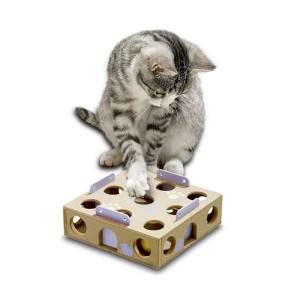 Karlie Smart Cat Activity Box mit Rasselball – Bild 3