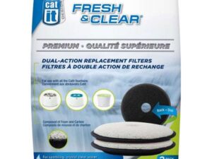 CATIT Premium-Ersatzfilter für Fresh&Clear Trinkbrunnen, 2er Set