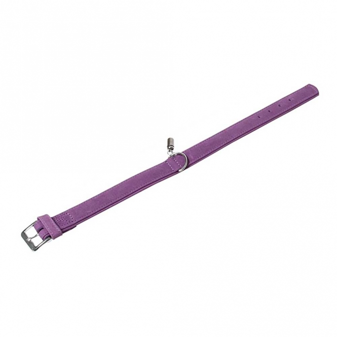 Karlie Halsband Buffalo aus Kalbsleder - Lila - 65 cm/40 mm – Bild 3