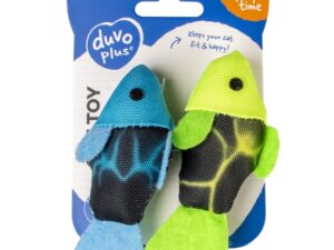 Duvoplus Cat Toy Flash Fische - blau/grün