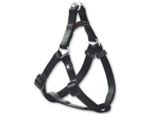 Karlie ASP Step&Go Geschirr - Schwarz - 10 mm, 36-52 cm