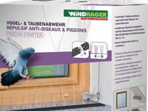 Vogel- u.Taubenabwehr Starter Set Schutz b.1 m,36 Spikes Ku.WINDHAGER