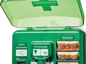 Pflasterspender Plus B306xH155xT155ca.mm grün,transparent CEDERROTH