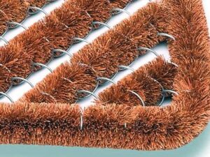 Fußmatte Kokosbürsten natur Kokos/Stahl L500xB800xS30mm