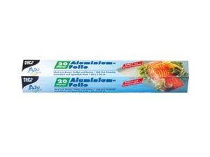 PAPSTAR Aluminiumfolie 14020 30cmx20m 0,011mm silber