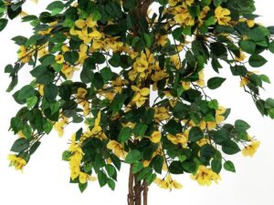 EUROPALMS Bougainvillea, Kunstpflanze, gelb, 180cm