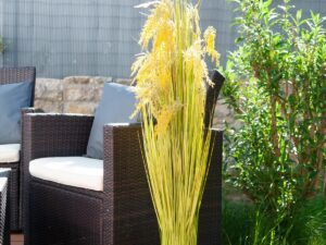 EUROPALMS Schilfgrasbündel, künstlich, 118cm