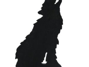 EUROPALMS Silhouette Wolf, 63cm