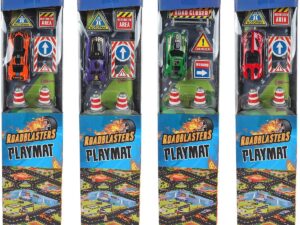 Spielteppich 80x70cm, mit Auto + Zubehör