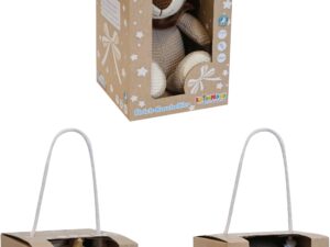 SMB Strick-Kuscheltiere mit Rassel,3-f.s