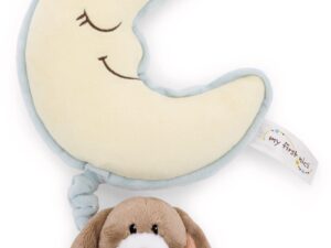 Spieluhr Mond 16x14cm mit Hase Lopino 9c