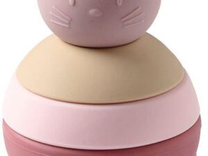 Silikon Stapelmaus pink
