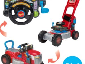 Babys 3-in-1 Traktor & Rasenmäher