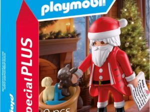 Weihnachtsmann mit Wunschzettel