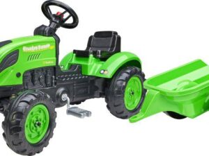 Tret-Traktor mit Hänger grün 2-5 J.