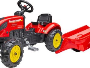 Tret-Traktor mit Hänger rot 2-5 J.