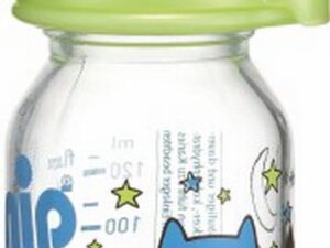nip Glasflasche 125ml Boy + Girl mit Trinksauger Silikon Gr. 1 Tee, 2 Stück