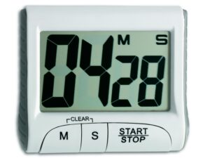 TFA-DOSTMANN Timer weiß inkl. Batterie 1,5 V AAA