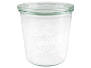 WECK Sturzglas 6er Karton 6 Stück, inkl. Glasdeckel
