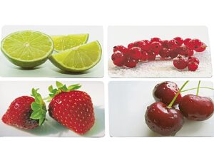 RICOLOR Brettchen Obst 23,5x14,5cm - 6 VPE