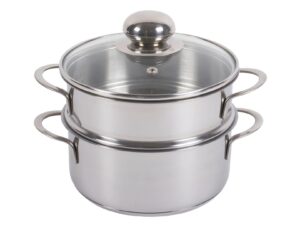 KARL KRÜGER Biodünster Kartoffeldämpfer 3,6 l Ø20cm Edelstahl