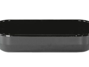 KARL KRÜGER Vierkantpfanne 40x27,5x7,5cm emailliert schwarz