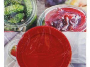 DOSEN-ZENTRALE Silikondeckel EW Ø60mm rot - 12 VPE