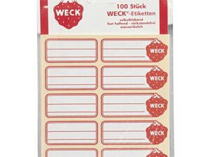 WECK Weck Selbstklebeetik.100 Stück - 10 VPE