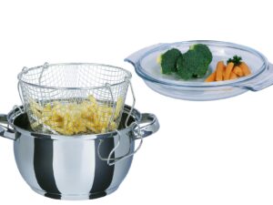 GSW Frittiertopf Edelstahl 22cm