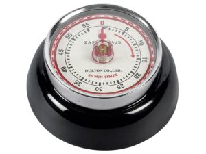 ZASSENHAUS Kurzzeitmesser Retro-Look 3cm Ø7cm schwarz