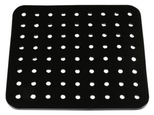 WENKO Spülbeckenmatte Kristall 31x27,5cm anthrazit