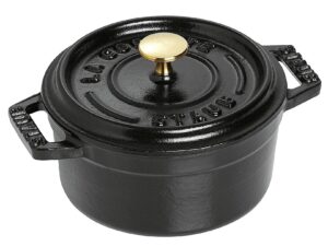 STAUB Cocotte Bräter Mini nClassic Gusseisen 0,25 l Ø10cm schwarz
