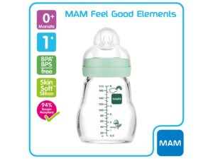 MAM Babyflasche Feel Good Elements 'Bär / Igel'