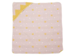 FUSSENEGGER Babydecke mit Kapuze 'Kronen'