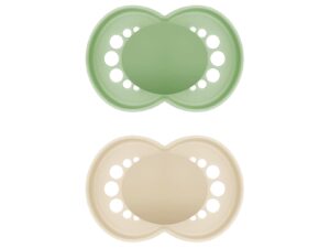 MAM Schnuller Original Pure plain Silikon uni 2er Set 2er Set