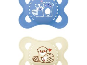 MAM Schnuller Original Pure Silikon boy 'Bär / Otter'  2er Set 2er Set