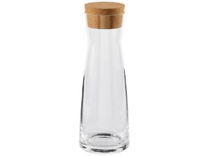 BOHEMIA CRISTAL Karaffe mit Korkstopfen 1000ml - 6 VPE