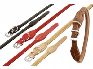 Karlie Buffalo Rund Halsband, Schwarz - 60cm / 10mm