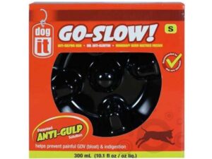 DOGIT Go-Slow Anti-Schling-Napf Schwarz 600 ml