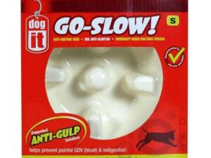 DOGIT Go-Slow Anti-Schling-Napf Weiss 300 ml