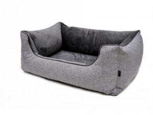 Lebon Hundebett Louis PLUS - Silver - 80 x 60 cm