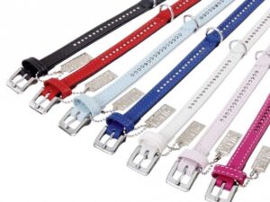 Karlie VINTAGE Strass Halsband Schwarz - 24 cm